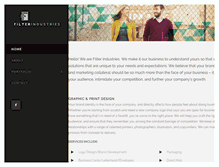 Tablet Screenshot of filterindustries.com